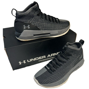 Under Armour Heat Seeker Basketball Sneakers Court Shoes Black Grey